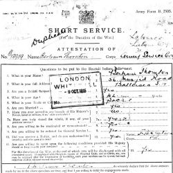 WWI British Service Records