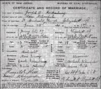 Thumbnail for Marriage Certificate - Joseph B. Hockenbury and Rose Nebenfuhr