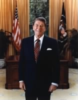 President Ronald W. Reagan in the Oval Office