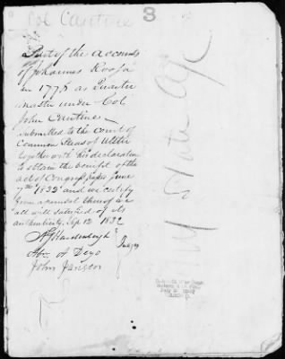 Thumbnail for Cantine's Regiment of Militia Levies (1778-79) > 86