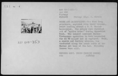 Thumbnail for Viet Cong Suspects, Prisoners > Viet Cong Suspects and Prisoners - 1965