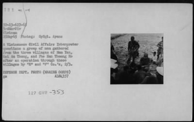 Thumbnail for Viet Cong Suspects, Prisoners > Viet Cong Suspects and Prisoners - 1965