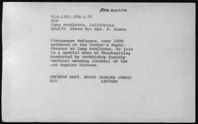 Thumbnail for Vietnamese Civilian Life > Vietnamese Refugees (in US)