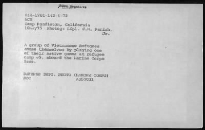 Thumbnail for Vietnamese Civilian Life > Vietnamese Refugees (in US)