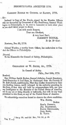 Volume V > Pennsylvania Archives 1776