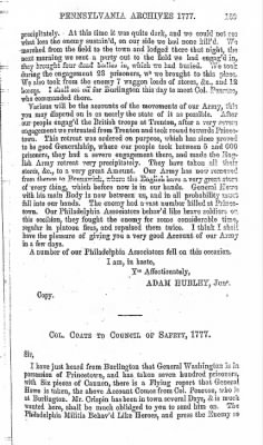 Volume V > Pennsylvania Archives 1777