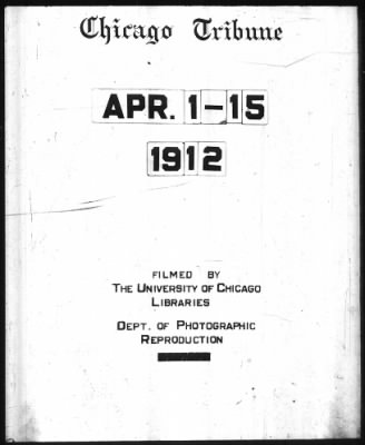 Thumbnail for April > 1-Apr-1912