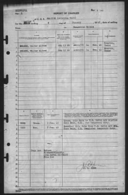 Thumbnail for Report of Changes > 8-Jan-1945