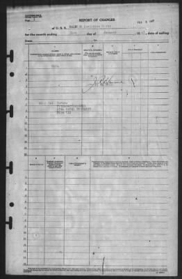 Thumbnail for Report of Changes > 31-Jan-1945