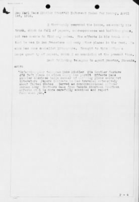Old German Files, 1909-21 > Earl Hans Kindler (#8000-165687)