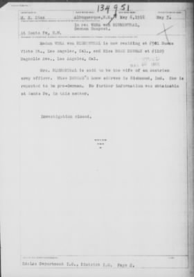 Old German Files, 1909-21 > Various (#8000-134951)