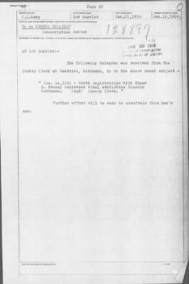 Old German Files, 1909-21 > George Burright (#8000-128897)