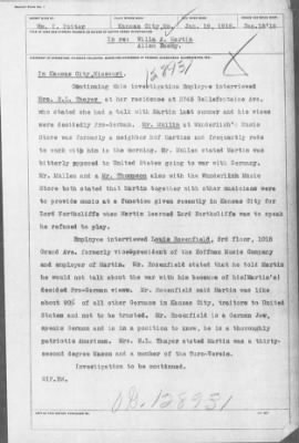 Old German Files, 1909-21 > Willa A. Martin (#8000-128931)