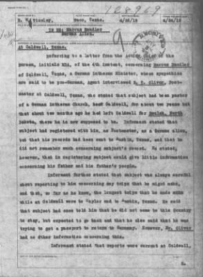 Old German Files, 1909-21 > Marcus Baudler (#8000-128969)