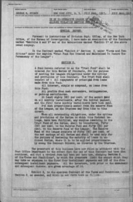 Miscellaneous Files, 1909-21 > ALLEGED VIOLATION SECTION 215 U.S.C.C (#11937)