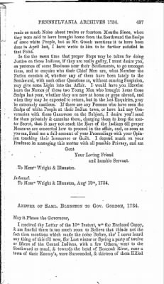 Volume I > Pennsylvania Archives 1734