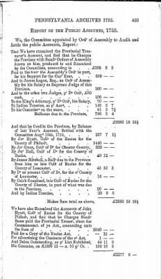 Volume I > Pennsylvania Archives 1735