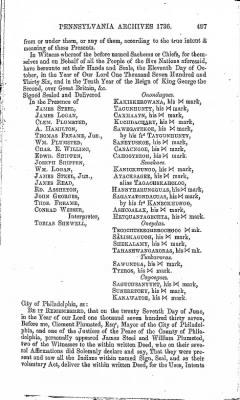 Volume I > Pennsylvania Archives 1736