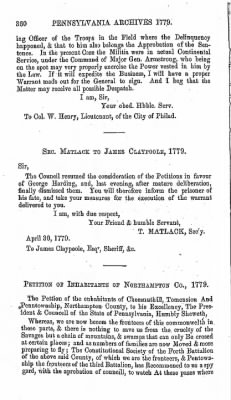 Volume VII > Pennsylvania Archives 1779