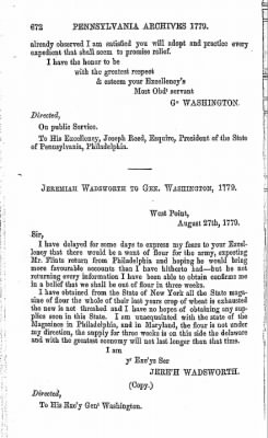 Thumbnail for Volume VII > Pennsylvania Archives 1779