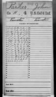 US, Civil War Service Records (CMSR) - Union - Colored Troops 2nd-7th Infantry, 1861-1865 record example