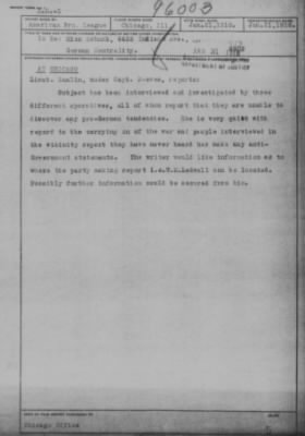 Old German Files, 1909-21 > Miss Schick (#96003)