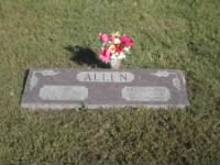 Allen, William Egbert and Pearl Tombstone