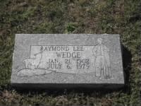 Thumbnail for Wedge, Raymond Lee Tombstone