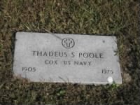 Thumbnail for Poole, Thadeus S Tombstone