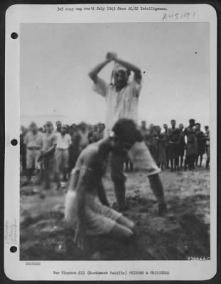 Thumbnail for ␀ > Jap Atrocity ---- Allied Prisoner Of War Being Decapitated By Japanese Executioner In Formerly Held Japanese Territory Somewhere In The Southwest Pacific.