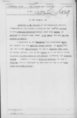 Old German Files, 1909-21 > J.E. Masch (#64767)