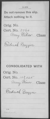 Thumbnail for Company [Blank] > Bragger, Frederick (WC3760)