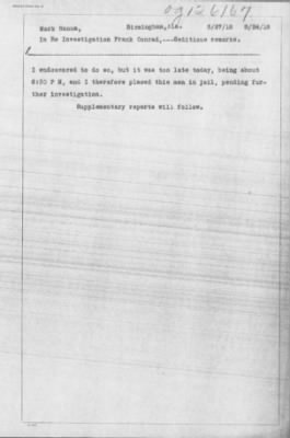 Old German Files, 1909-21 > Frank Conrad (#8000-126167)