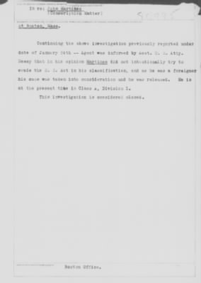 Old German Files, 1909-21 > John Martines (#80995)