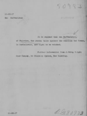 Old German Files, 1909-21 > Hoffmeister (#8000-80983)