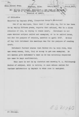 Old German Files, 1909-21 > Milton Pillinger (#8000-80965)
