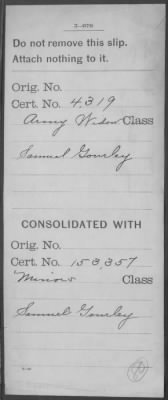 Thumbnail for Company [Blank] > Gourley, Samuel (WC4319)