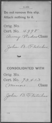 Thumbnail for Company [Blank] > Fletcher, John B (WC4998)