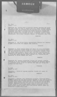 Thumbnail for A: Early History and General Organization of the AEF Air Service > 17: Cablegrams Exchanged Between GHQ and SOS, AEF, and the War Department Relating to Airplanes and Engines