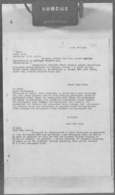 Thumbnail for A: Early History and General Organization of the AEF Air Service > 17: Cablegrams Exchanged Between GHQ and SOS, AEF, and the War Department Relating to Airplanes and Engines