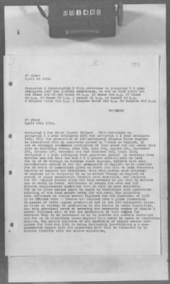 Thumbnail for A: Early History and General Organization of the AEF Air Service > 17: Cablegrams Exchanged Between GHQ and SOS, AEF, and the War Department Relating to Airplanes and Engines