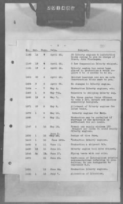 Thumbnail for A: Early History and General Organization of the AEF Air Service > 17: Cablegrams Exchanged Between GHQ and SOS, AEF, and the War Department Relating to Airplanes and Engines