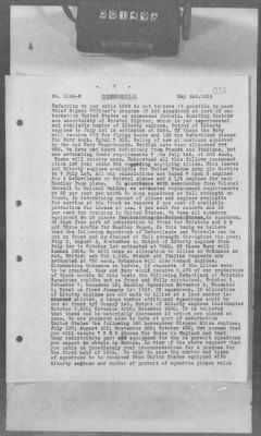 Thumbnail for A: Early History and General Organization of the AEF Air Service > 17: Cablegrams Exchanged Between GHQ and SOS, AEF, and the War Department Relating to Airplanes and Engines