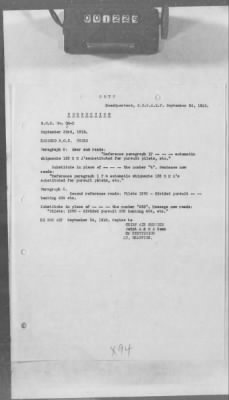 Thumbnail for A: Early History and General Organization of the AEF Air Service > 20: Cablegrams Sent by the SOS (S Series) to the War Department Relating to Aeronautical Topics AND Courier Cablegrams Received by the SOS (X Series) from the War Department AND Courier Cablegrams Sent by the SOS (CS Series) to the War Department AND Courier Cablegrams Received by the SOS (CX Series) from the War Department