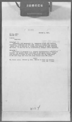 Thumbnail for A: Early History and General Organization of the AEF Air Service > 20: Cablegrams Sent by the SOS (S Series) to the War Department Relating to Aeronautical Topics AND Courier Cablegrams Received by the SOS (X Series) from the War Department AND Courier Cablegrams Sent by the SOS (CS Series) to the War Department AND Courier Cablegrams Received by the SOS (CX Series) from the War Department