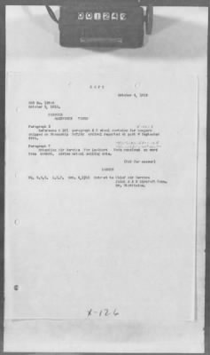 Thumbnail for A: Early History and General Organization of the AEF Air Service > 20: Cablegrams Sent by the SOS (S Series) to the War Department Relating to Aeronautical Topics AND Courier Cablegrams Received by the SOS (X Series) from the War Department AND Courier Cablegrams Sent by the SOS (CS Series) to the War Department AND Courier Cablegrams Received by the SOS (CX Series) from the War Department