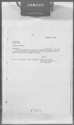 Thumbnail for A: Early History and General Organization of the AEF Air Service > 20: Cablegrams Sent by the SOS (S Series) to the War Department Relating to Aeronautical Topics AND Courier Cablegrams Received by the SOS (X Series) from the War Department AND Courier Cablegrams Sent by the SOS (CS Series) to the War Department AND Courier Cablegrams Received by the SOS (CX Series) from the War Department