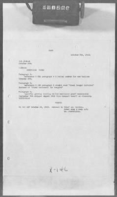 Thumbnail for A: Early History and General Organization of the AEF Air Service > 20: Cablegrams Sent by the SOS (S Series) to the War Department Relating to Aeronautical Topics AND Courier Cablegrams Received by the SOS (X Series) from the War Department AND Courier Cablegrams Sent by the SOS (CS Series) to the War Department AND Courier Cablegrams Received by the SOS (CX Series) from the War Department