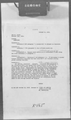 Thumbnail for A: Early History and General Organization of the AEF Air Service > 20: Cablegrams Sent by the SOS (S Series) to the War Department Relating to Aeronautical Topics AND Courier Cablegrams Received by the SOS (X Series) from the War Department AND Courier Cablegrams Sent by the SOS (CS Series) to the War Department AND Courier Cablegrams Received by the SOS (CX Series) from the War Department