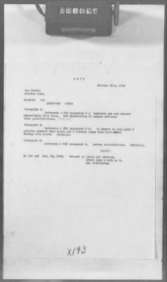 Thumbnail for A: Early History and General Organization of the AEF Air Service > 20: Cablegrams Sent by the SOS (S Series) to the War Department Relating to Aeronautical Topics AND Courier Cablegrams Received by the SOS (X Series) from the War Department AND Courier Cablegrams Sent by the SOS (CS Series) to the War Department AND Courier Cablegrams Received by the SOS (CX Series) from the War Department